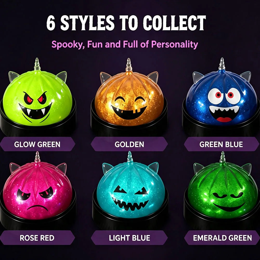 EDC Tactile Gadget Mutant Halloween Unicorn Bao Bun Squishy Fake Food Steamer Heavy Duty Squeeze Gear Desktop Novelty Present