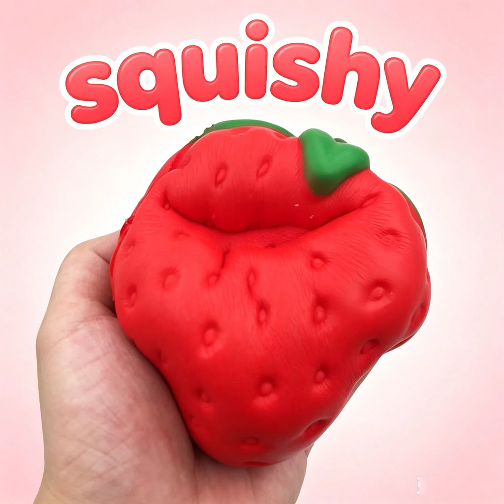 Super Jumbo Strawberry Squishy