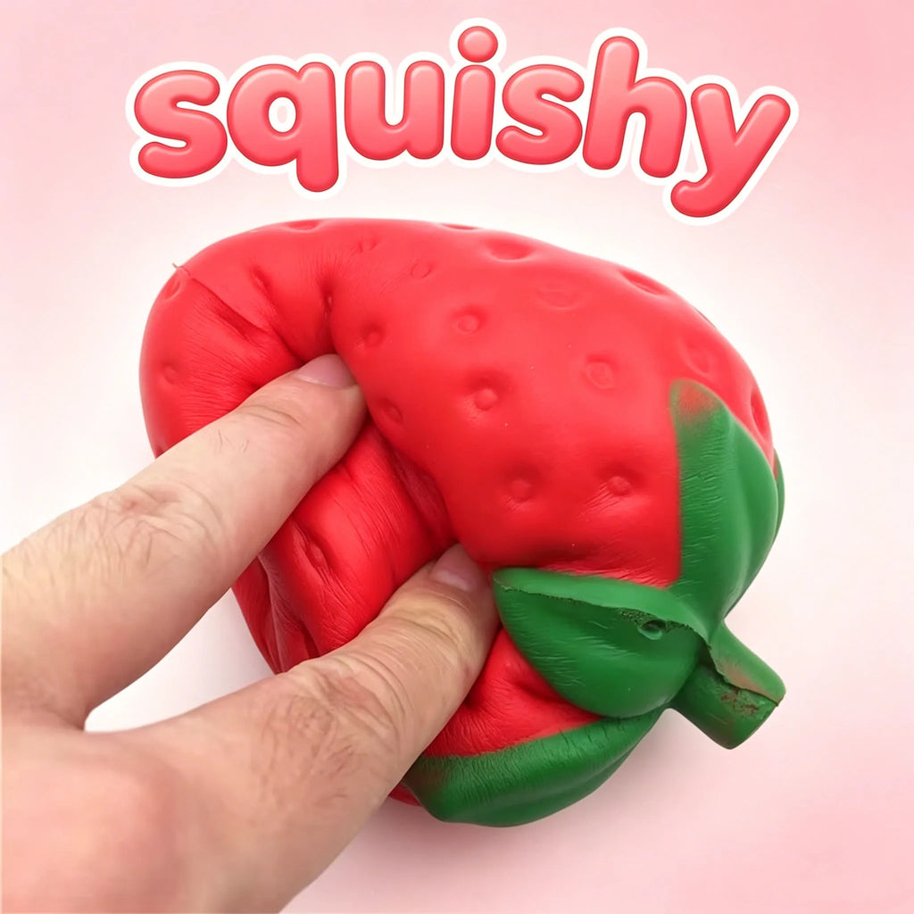 Super Jumbo Strawberry Squishy