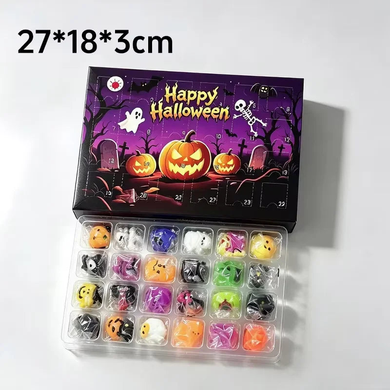2026 Halloween Advent Calendar Mini Squishy Blind Box
