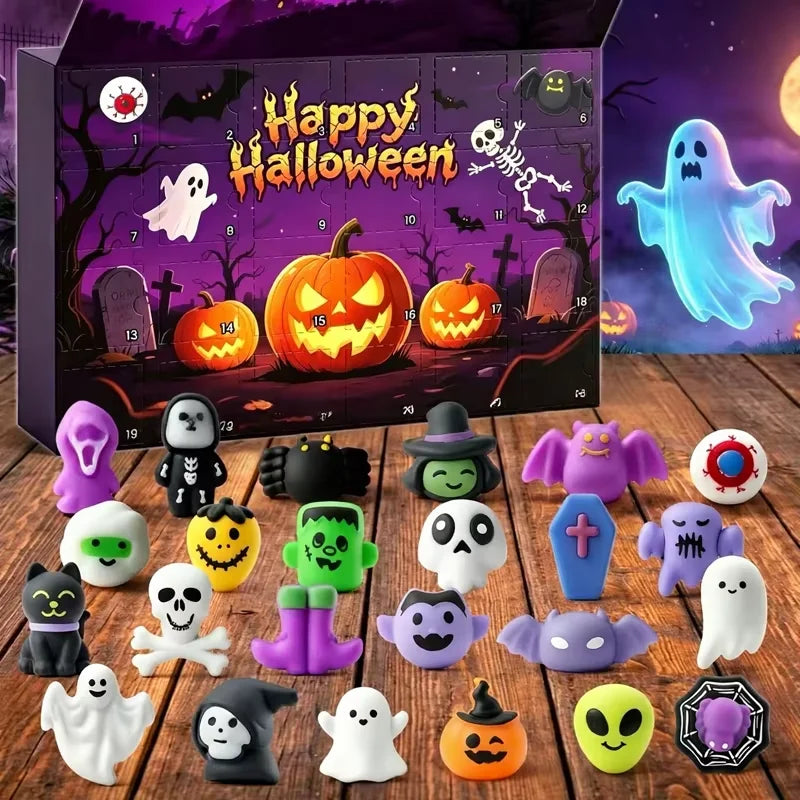2026 Halloween Advent Calendar Mini Squishy Blind Box